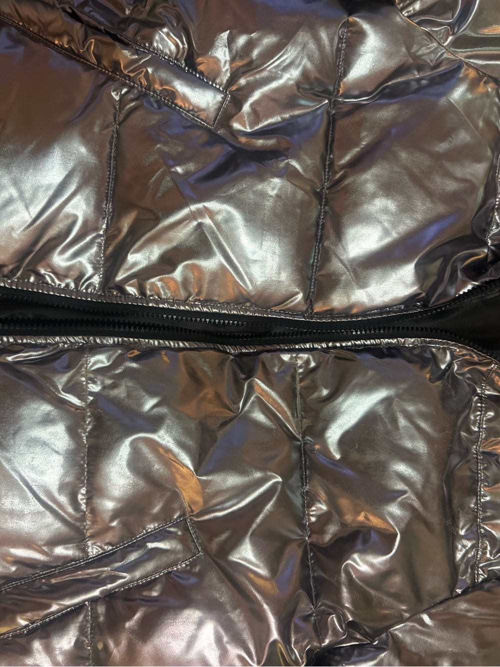 UGG Silver Mettalic Jacket women’s large